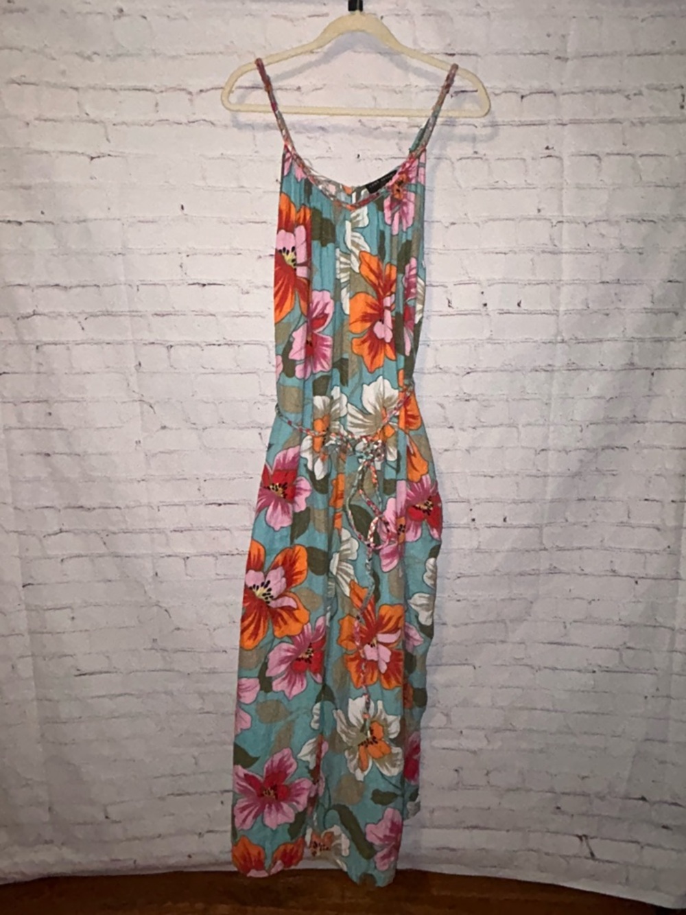 Lane Bryant Gauze Braided-Detail Wide Leg Jumpsuit size 22-24P - Picture 2 of 12